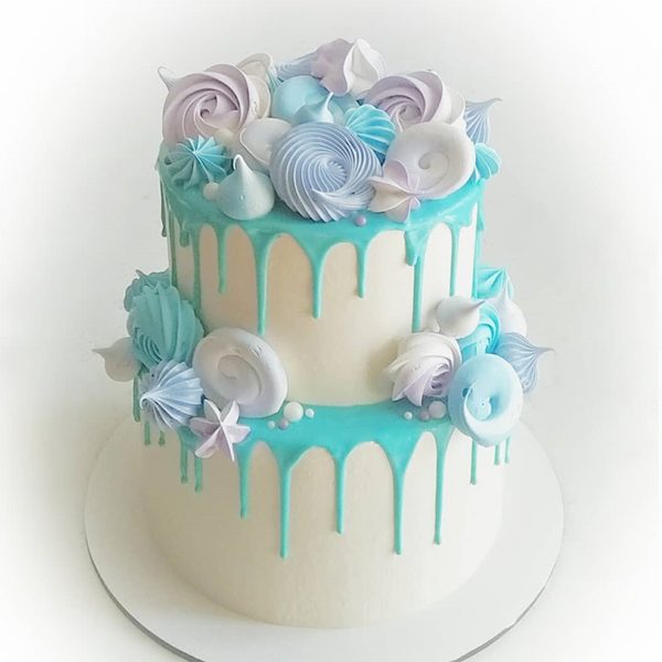 imfalji 79 600x600 - سفارش کیک تولد دو طبقه آبی سفید