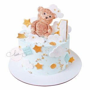 کیک تولد پسرانه تاپر خرس